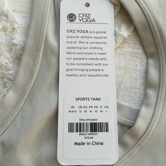 CRZ Racerback Yoga Top - Picture 3 of 3